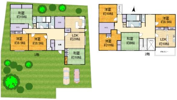 高槻市大冠町２丁目の中古一戸建