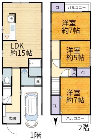 高槻市柳川町１丁目の中古一戸建て