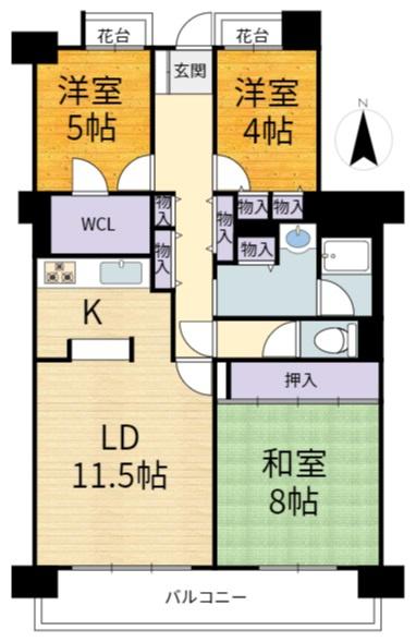 高槻阿武山三番街302号棟
