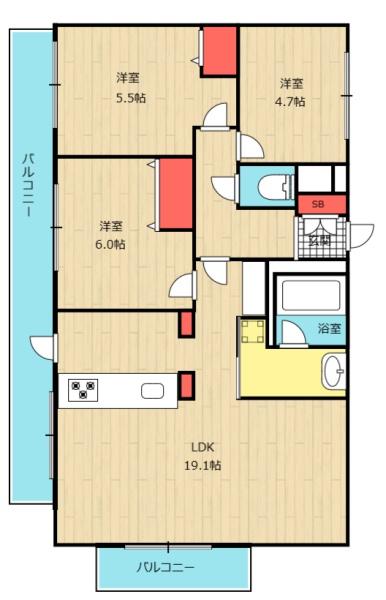 大拓メゾン千代崎みなと通