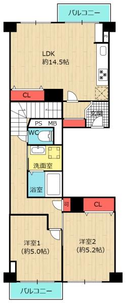 天保山第五コーポ1号棟