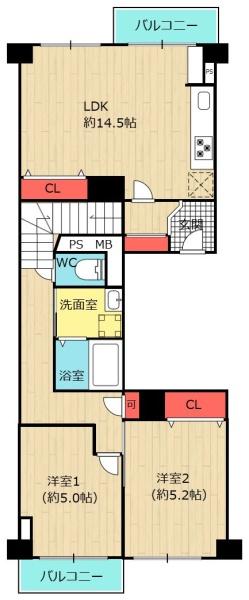天保山第五コーポ1号棟