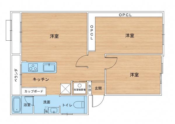 東園田団地１号棟