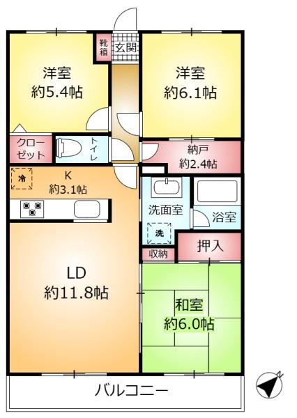ハートフルシティ松戸六高台スクエア弐