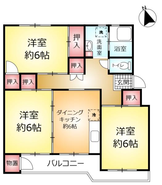鎌ケ谷グリーンハイツ17号棟