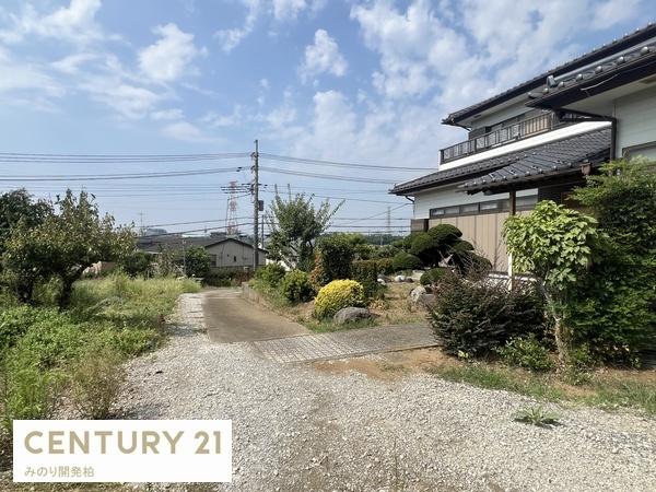 柏市松ケ崎の中古一戸建て(庭)
