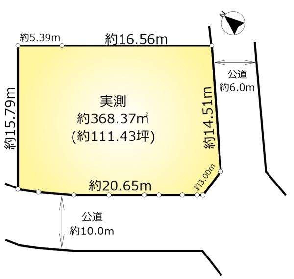 流山市市野谷の売土地