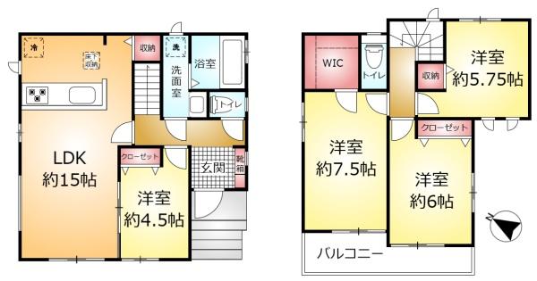 鎌ケ谷市丸山２丁目の新築一戸建
