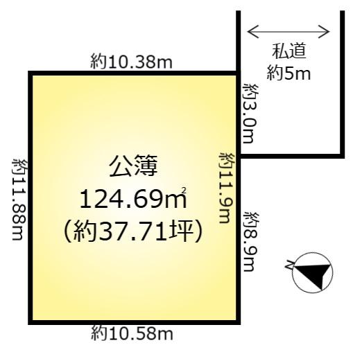 柏市青葉台１丁目の土地
