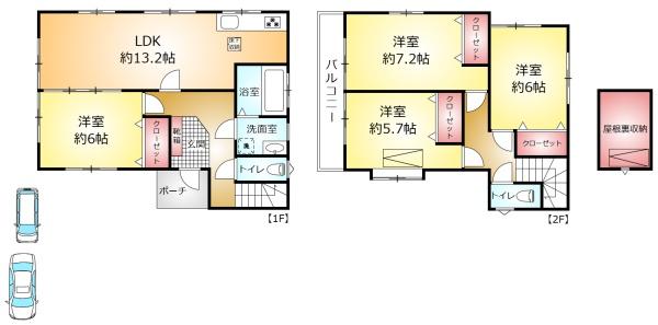 柏市篠籠田の中古一戸建