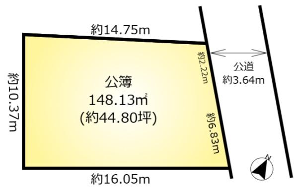 柏市青葉台１丁目の土地