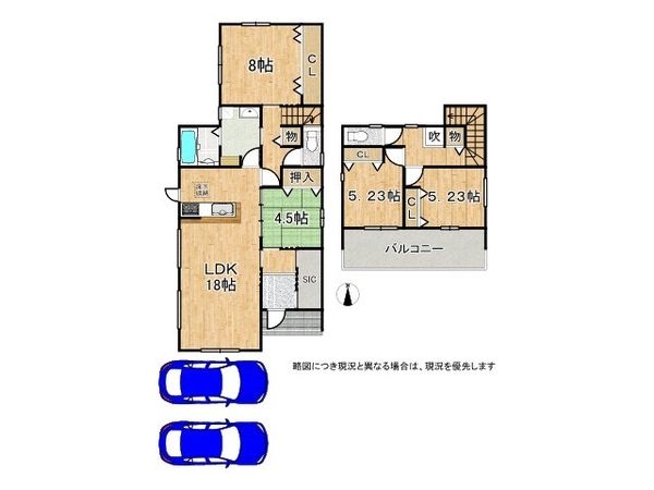 北葛城郡広陵町大字南郷　新築一戸建て　３号棟