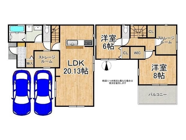 天理市川原城町　新築一戸建て　３期　１号棟