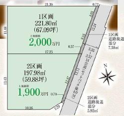 建築条件付売地　宇都宮市　東町2期　2区画（全2区画）