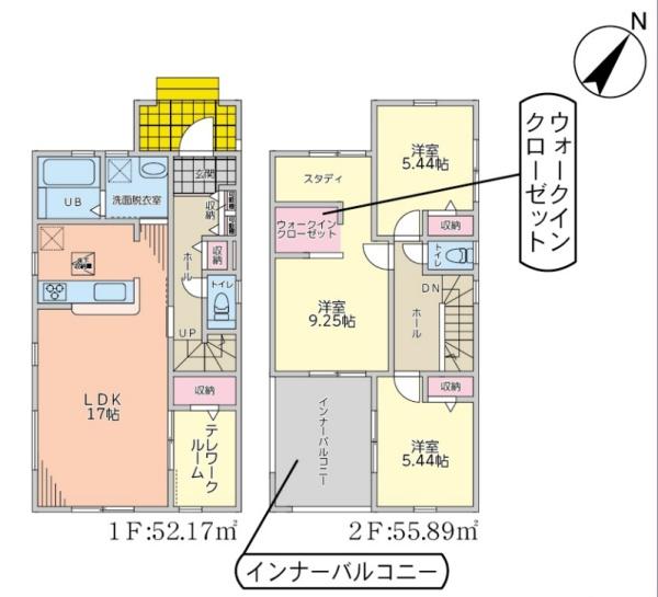 新築　リーブルガーデン　鹿沼市　玉田町第3　１号棟（全3棟）