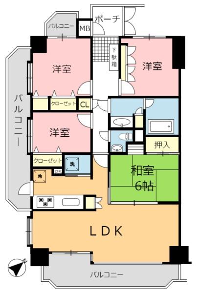 中古マンション　ウィングステイツ御本丸公園