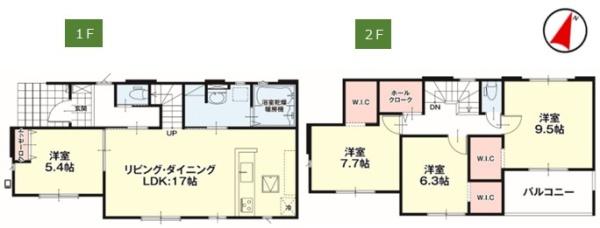 新築Erde鹿沼市千手町2期　2号棟（全5棟）