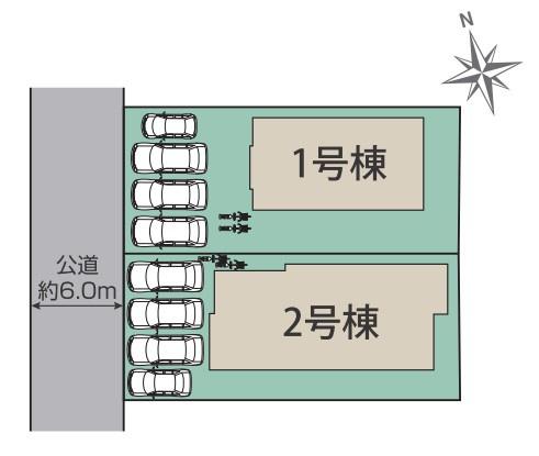 新築ブルーミングガーデン　真岡市大谷新町　2号棟（全2棟）
