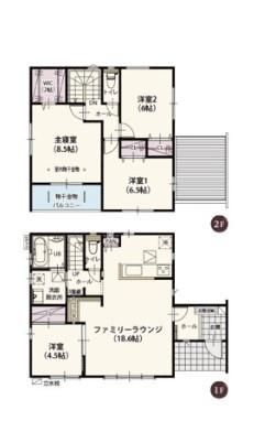 新築　ワイウッドコート宇都宮市宮の内第２期　４号棟