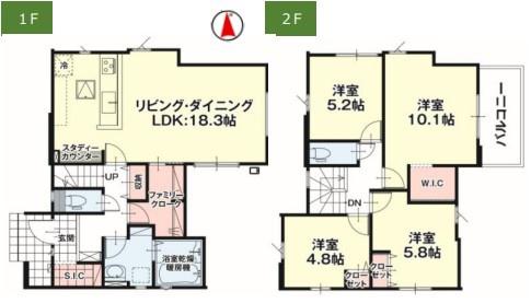新築　Erde　河内郡上三川町２５期　３号棟（全４棟）