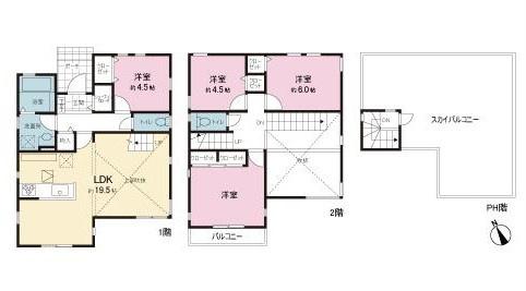 未入居　クレアスタウン宇都宮市駒生町　６号棟