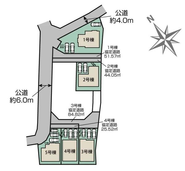 新築ブルーミングガーデン宇都宮市石井町5号棟