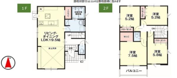 新築　Erde　下野市石橋　８期　全４棟　３号棟