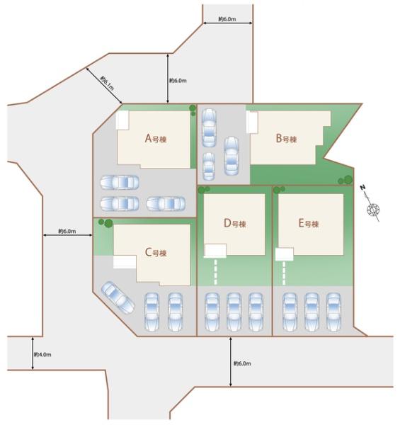 新築ハートフルタウン鹿沼市緑町2期C棟（全5棟）