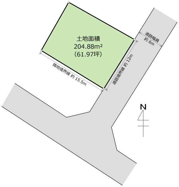 土地　真岡市並木町３丁目