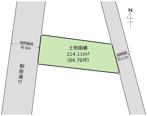 土地　真岡市台町