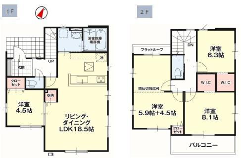 新築　リガーレ　宇都宮市西原町２期２号棟　（全４棟）