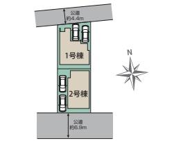 新築　ブルーミングガーデン　宇都宮市大寛１丁目２号棟
