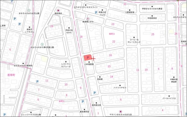 建築条件なし　土地　壬生町幸町