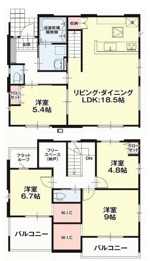 新築　リガーレ　下都賀郡壬生町40期　1号棟（全2棟）