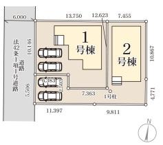 新築　リーブルガーデン宇都宮今宮第６　１号棟（全２棟）