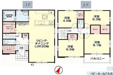 新築　リガーレ宇都宮市西原町2期　4号棟（全4棟）