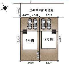 新築　クレイドルガーデン真岡市長田第22　１号棟（全2棟）