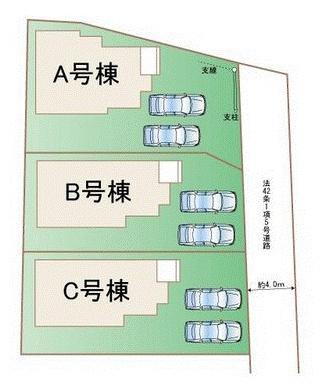 新築　ハートフルタウン　東町317番　B号棟（全3棟）