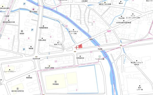 建築条件なし　土地　栃木市河合町