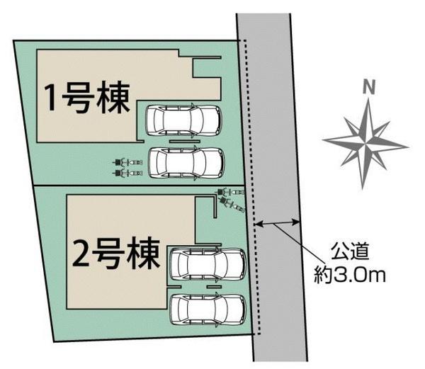 新築　ブルーミングガーデン宇都宮市花房3丁目　1号棟