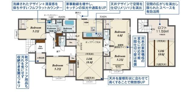 新築　ブルーミングガーデン宇都宮市今宮2丁目　2号棟
