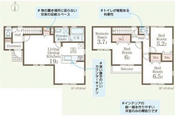 新築　リーブルガーデン宇都宮越戸町　1号棟（全1棟）