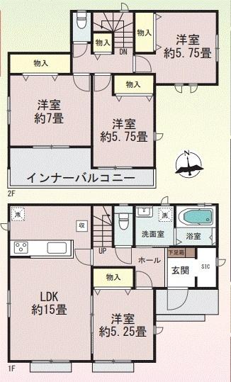 新築　ハートフルタウン西川田東町306番　A号棟（全1棟）