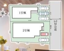 新築　グラファーレ宇都宮市一条　2号棟（全2棟）