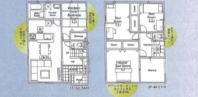 新築　クレイドルガーデンさくら市上阿久津第８　１号棟