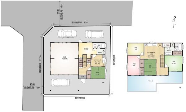 宇都宮市砥上町の中古一戸建て(間取り)
