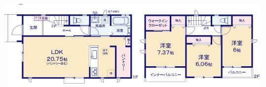 新築　ハートフルタウン　東武西川田駅1期　１号棟（全3棟）