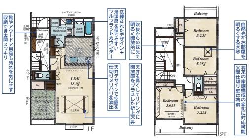 新築　ブルーミングガーデン宇都宮市清原台1丁目　2号棟