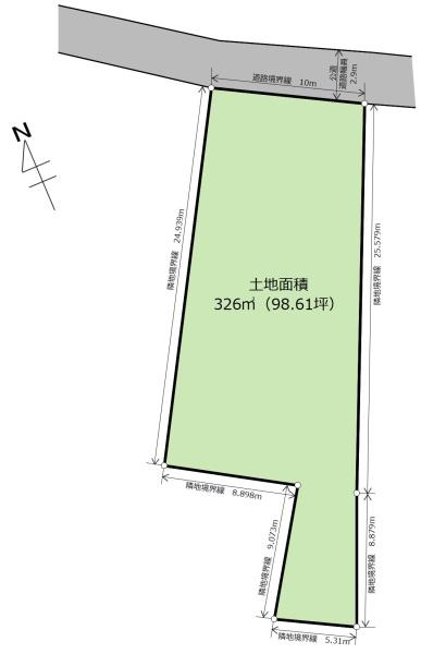 下都賀郡壬生町本丸１丁目の土地