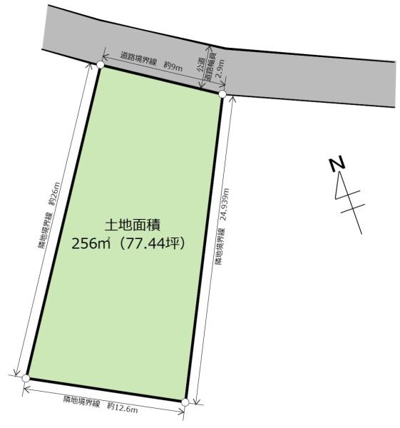 下都賀郡壬生町本丸１丁目の土地